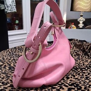 Pink Soprano Hobo Bag